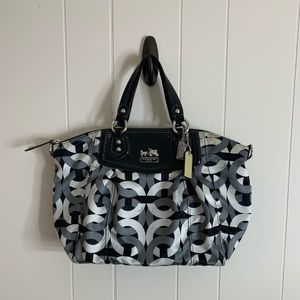 Coach Madison Chainlink Large Claire Sateen